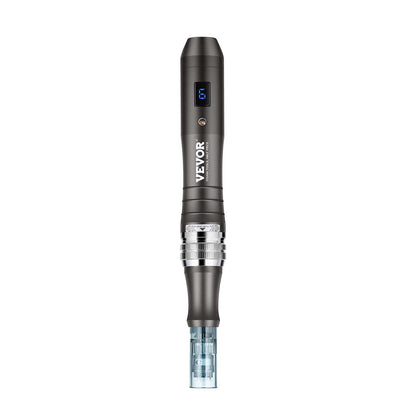 Professional Microneedling Pen 6-Speed Electric Beauty Pen med 6 nålar