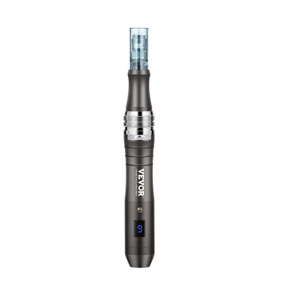 Professional Microneedling Pen Elektrisk skönhetspenna med 6 nålar 6-hastigheter