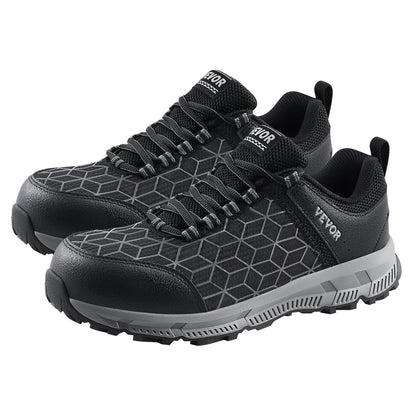 Steel Toe Shoes for Men US Size 8.5 Athletic Work Shoe Sneakers Black