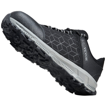 Steel Toe Shoes for Men US Size 12 Wide Athletic Work Shoe Sneakers Black