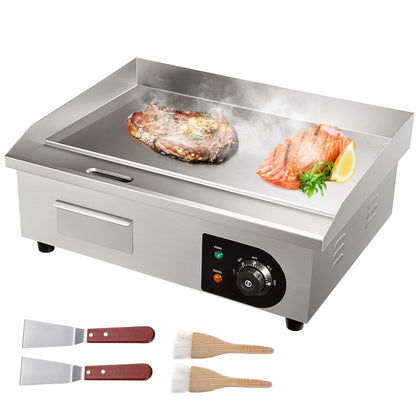 3000W 21" Kommersiell elektrisk bänkskiva Platt Grill Varmplatta