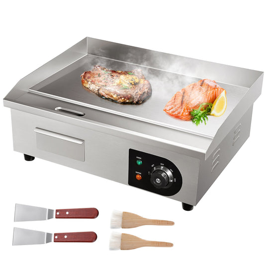3000W 21" Kommersiell elektrisk bänkskiva Platt Grill Varmplatta