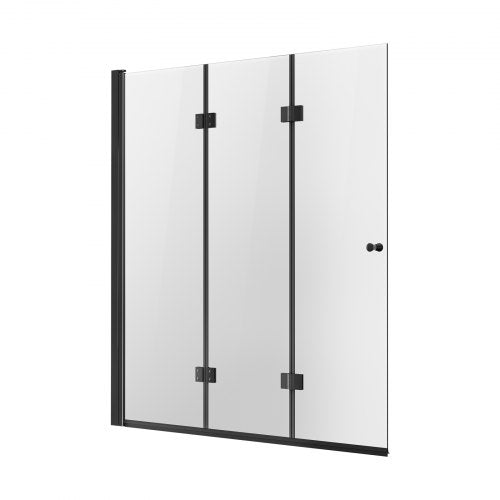 Badkarsduschdörr 137 cm B x 147 cm H Ramlös, vikbar badkarsduschdörr |  EU