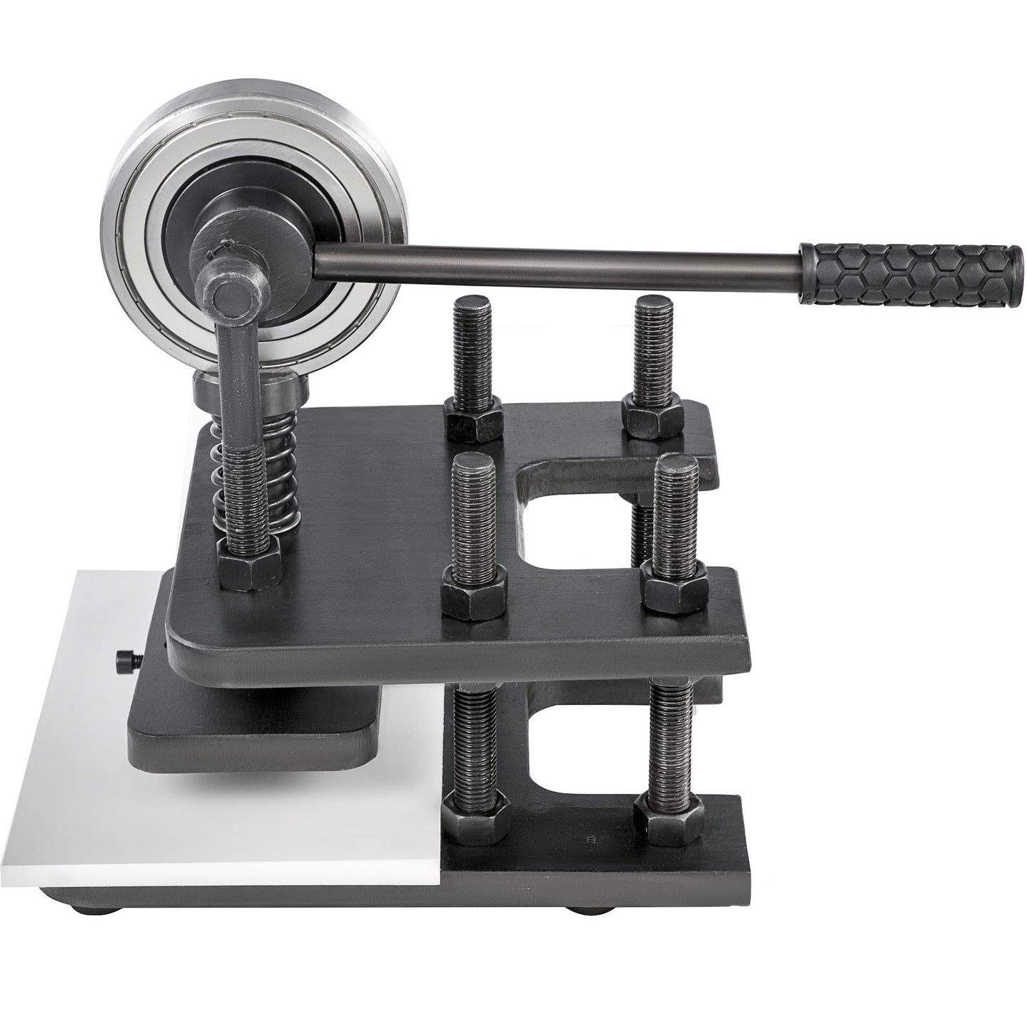 Läderskärmaskin 180x120 mm Manuell stansmaskin Heavy Duty läderpräglingsmaskin Handpressformform Läderstansad läderhantverksskärmaskin för olika material