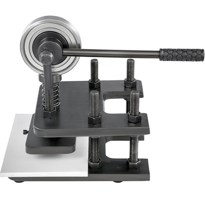Läderskärmaskin 180x120 mm Manuell stansmaskin Heavy Duty läderpräglingsmaskin Handpressformform Läderstansad läderhantverksskärmaskin för olika material