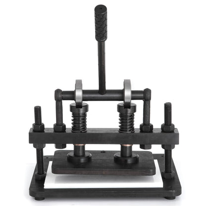 Lederschneidemaschine, 260 x 150 mm, manuelle Stanzmaschine, robuste Lederprägemaschine, Handpresse, Form, Lederstanze, Lederhandwerksschneidemaschine für verschiedene Materialien