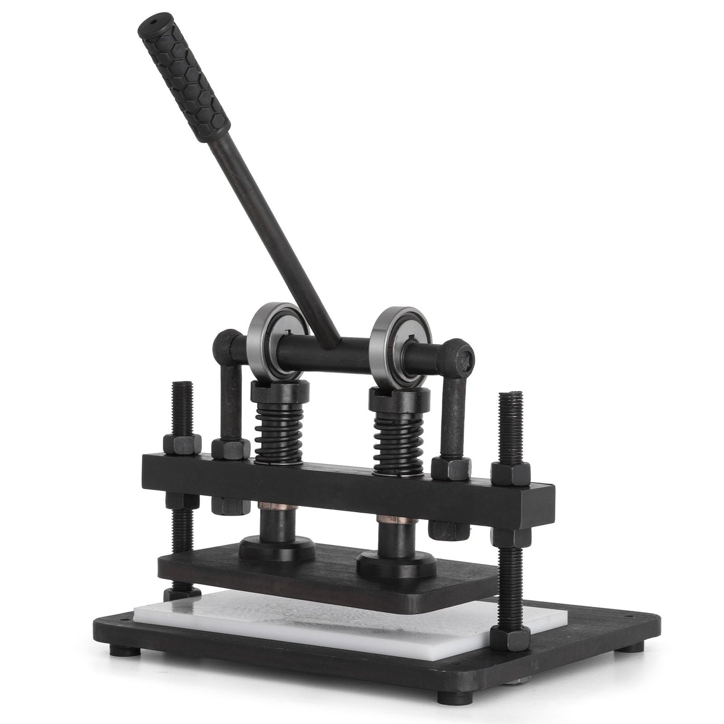 Lederschneidemaschine, 260 x 150 mm, manuelle Stanzmaschine, robuste Lederprägemaschine, Handpresse, Form, Lederstanze, Lederhandwerksschneidemaschine für verschiedene Materialien