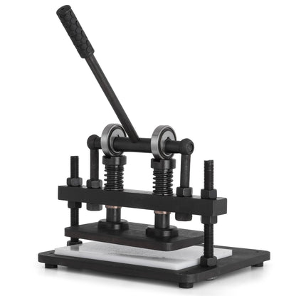 Lederschneidemaschine, 260 x 150 mm, manuelle Stanzmaschine, robuste Lederprägemaschine, Handpresse, Form, Lederstanze, Lederhandwerksschneidemaschine für verschiedene Materialien