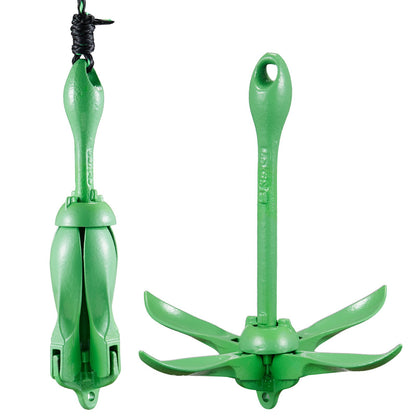 Kajakankarsats, 3,5 lb Paddle Board Anchor Kit med 26,2 ft/8 m rep och boj, hopfällbart småbåtsankare med förvaringsväska och fästkrok, kajaktillbehör för kajaker, småbåtar, kanoter