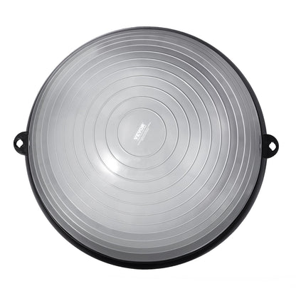 23" Half Exercise Ball Trainer Yoga Balance Stability Ball Resistance Band