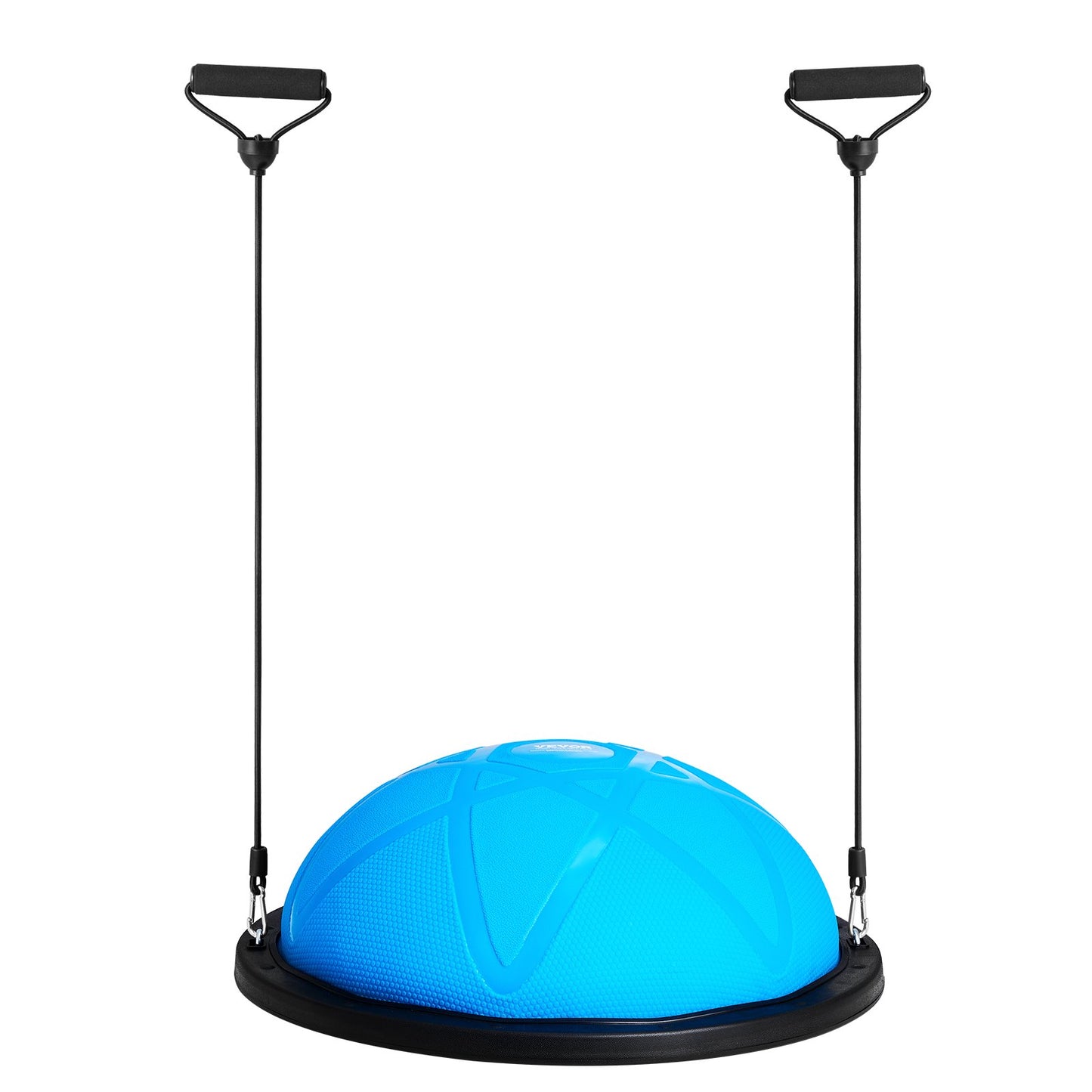 23" Half Exercise Ball Trainer Yoga Balance Stability Ball Resistance Band