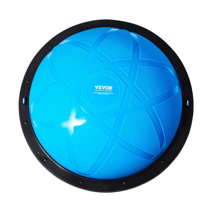 23" Half Exercise Ball Trainer Yoga Balance Stability Ball Resistance Band