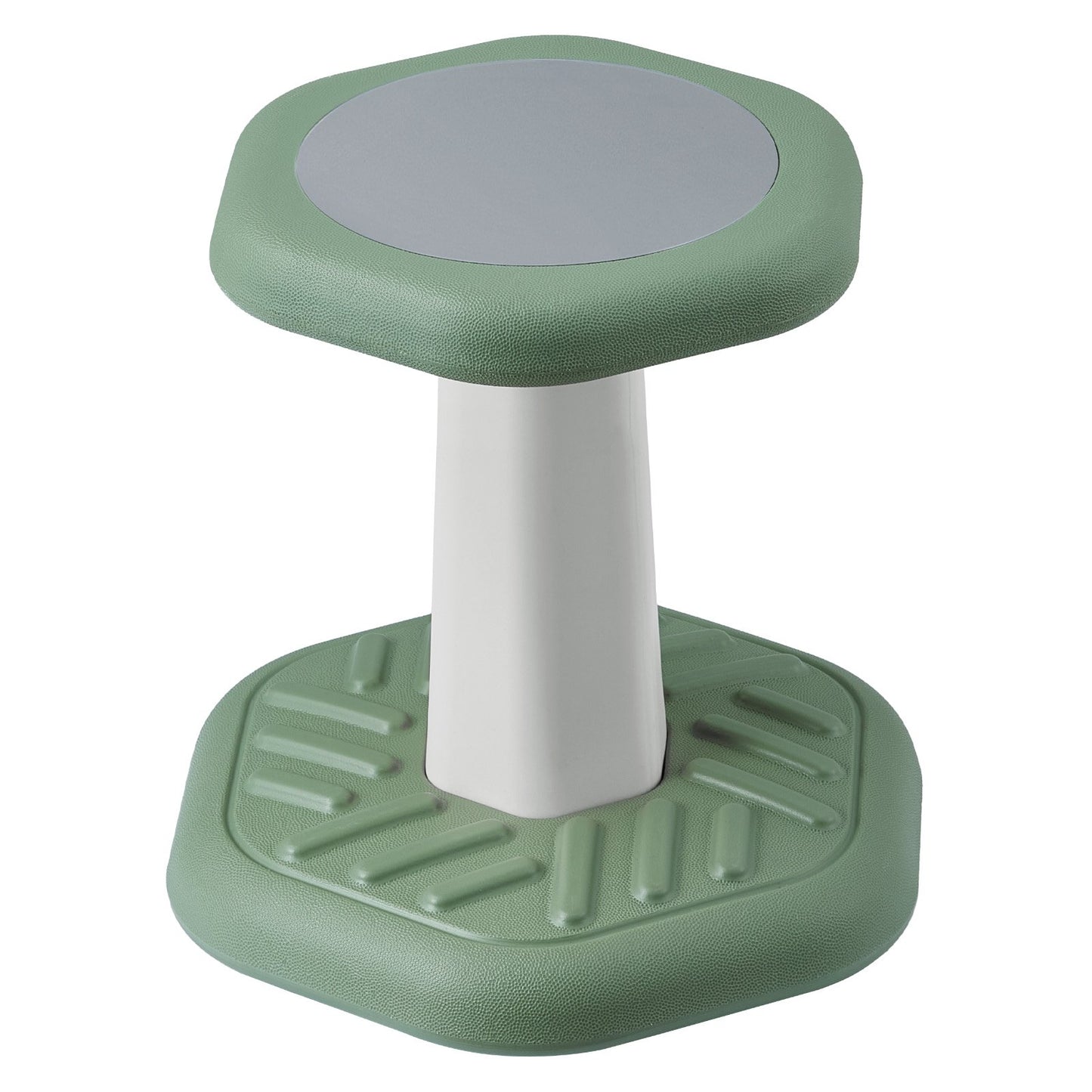 Kids Wobble Chair Active Chair med svampkudde för ålder 3-7 Grön