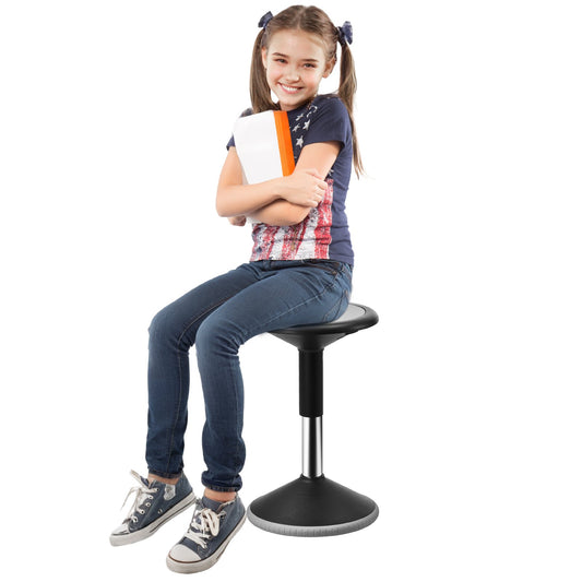 Wobble Chair Höjdjusterbar (15,7-21,7") Active Chair Age 12-18 Svart
