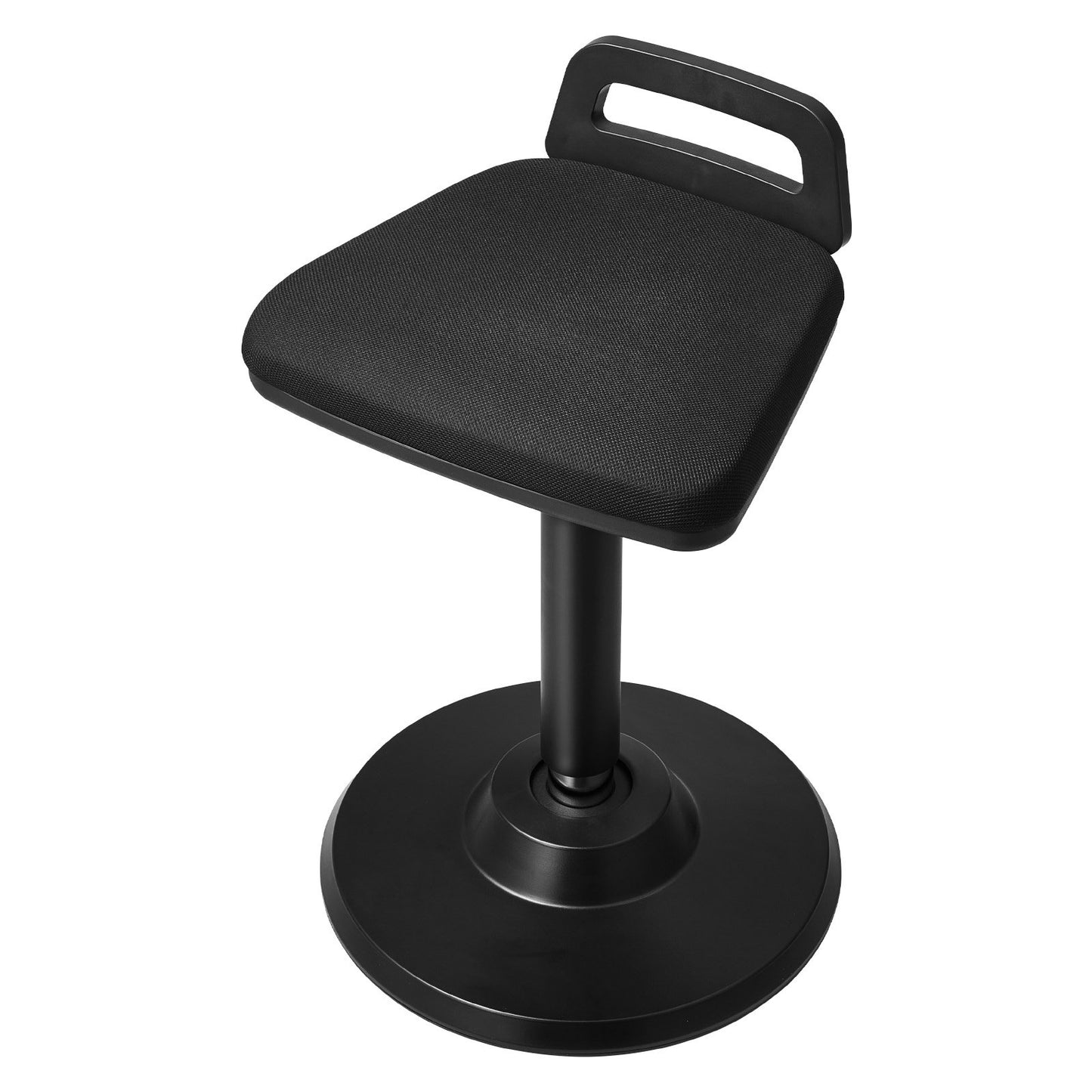 Wobble Chair Höjdjusterbar (24,6-34,4") aktiv stol med handtag svart