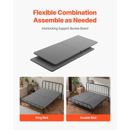 Bettbrett für Kingsize-Betten, 38 mm, Bettbrett mit 200D-Oxford-Gewebe, 4 Stück