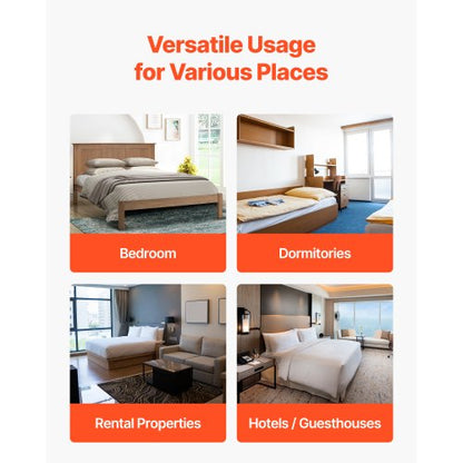 Queen Size Våningssängsbräda 38 mm Ribbor med 200D Oxfordduk 4 st