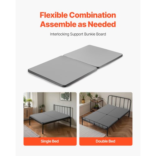 Våningssängsbräda i dubbelstorlek, 38 mm, ribbor med 200D Oxfordduk, 2 st