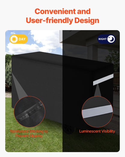 59 Inch Grill Cover Heavy Duty BBQ Gas Grill Cover Outdoor Waterproof