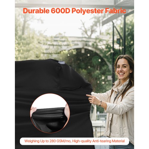 63 Inch Grill Cover Heavy Duty BBQ Gas Grill Cover Outdoor Waterproof | EU