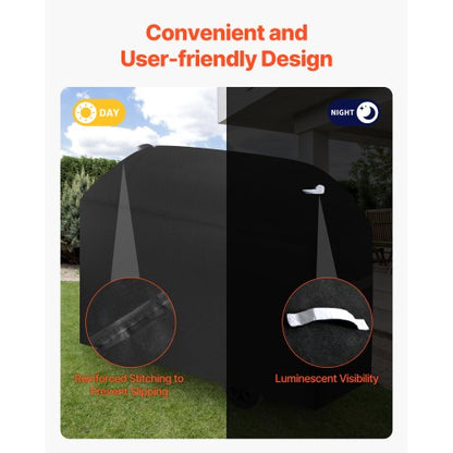 63 Inch Grill Cover Heavy Duty BBQ Gas Grill Cover Outdoor Waterproof | EU