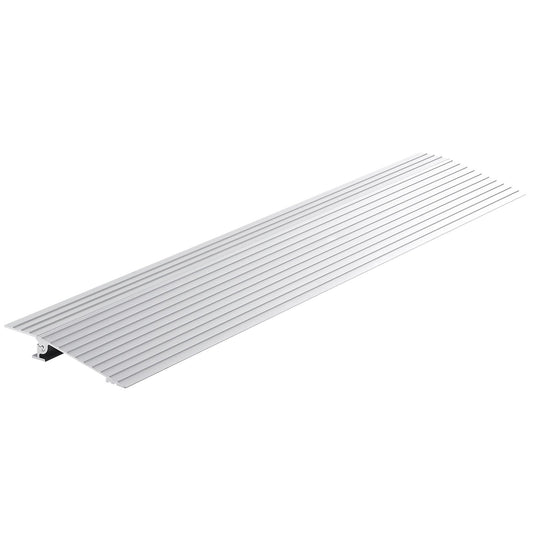 Dörrtröskelramp, 1" stigning, 800 lbs lastkapacitet, dörrramp för rullstolar, tröskelramp i aluminium för dörröppningar, justerbar modulär tröskelramp för rullstolar, skotrar, elstolar