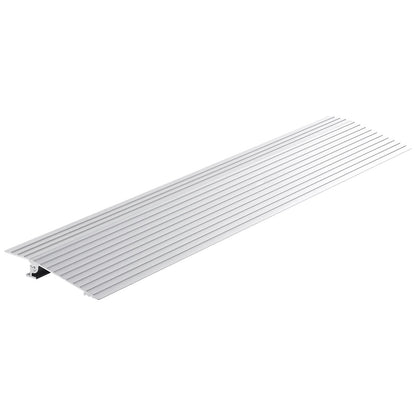 Door Threshold Ramp, 1" Rise, 800 lbs Load Capacity, Wheelchair Door Ramp, Aluminum Threshold Ramp for Doorways, Adjustable Modular Threshold Ramp for Wheelchairs, Scooters, Power Chairs