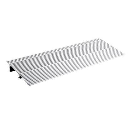 Dörrtröskelramp, 2" stigning, 800 lbs lastkapacitet, dörrramp för rullstolar, tröskelramp i aluminium för dörröppningar, justerbar modulär tröskelramp för rullstolar, skotrar, elstolar