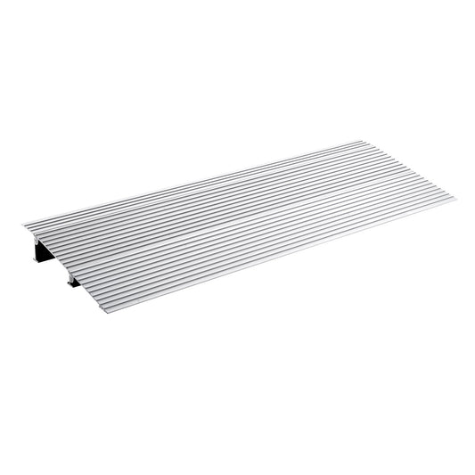 Dörrtröskelramp, 2" stigning, 800 lbs lastkapacitet, dörrramp för rullstolar, tröskelramp i aluminium för dörröppningar, justerbar modulär tröskelramp för rullstolar, skotrar, elstolar