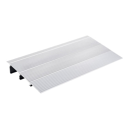 Door Threshold Ramp, 3" Rise, 800 lbs Load Capacity, Wheelchair Door Ramp, Aluminum Threshold Ramp for Doorways, Adjustable Modular Threshold Ramp for Wheelchairs, Scooters, Power Chairs