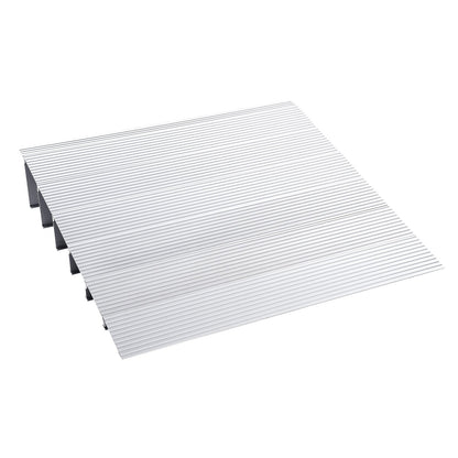 Door Threshold Ramp, 6" Rise, 800 lbs Load Capacity, Wheelchair Door Ramp, Aluminum Threshold Ramp for Doorways, Adjustable Modular Threshold Ramp for Wheelchairs, Scooters, Power Chairs