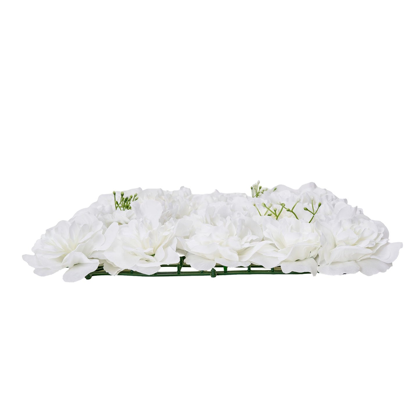 3D Flower Wall Panel 24 PCS 15 x 15 inch Artificial Floral Backdrop for Wedding