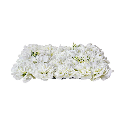 3D Flower Wall Panel 24 PCS 15 x 15 inch Artificial Floral Backdrop for Wedding