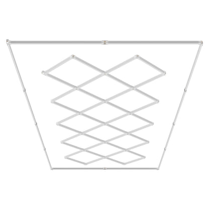 Square LED Garage Lights 88000LM 14 Grids Bright Car Detailing Shop Light