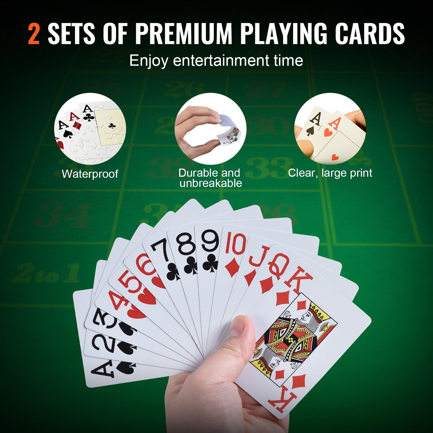 Pokerchipset, 500-bitars pokerset, komplett pokerspelset med bärväska, tungvikts 14 grams kasinolermarker, kort, knappar och tärningar, för Texas Hold'em, blackjack, hasardspel