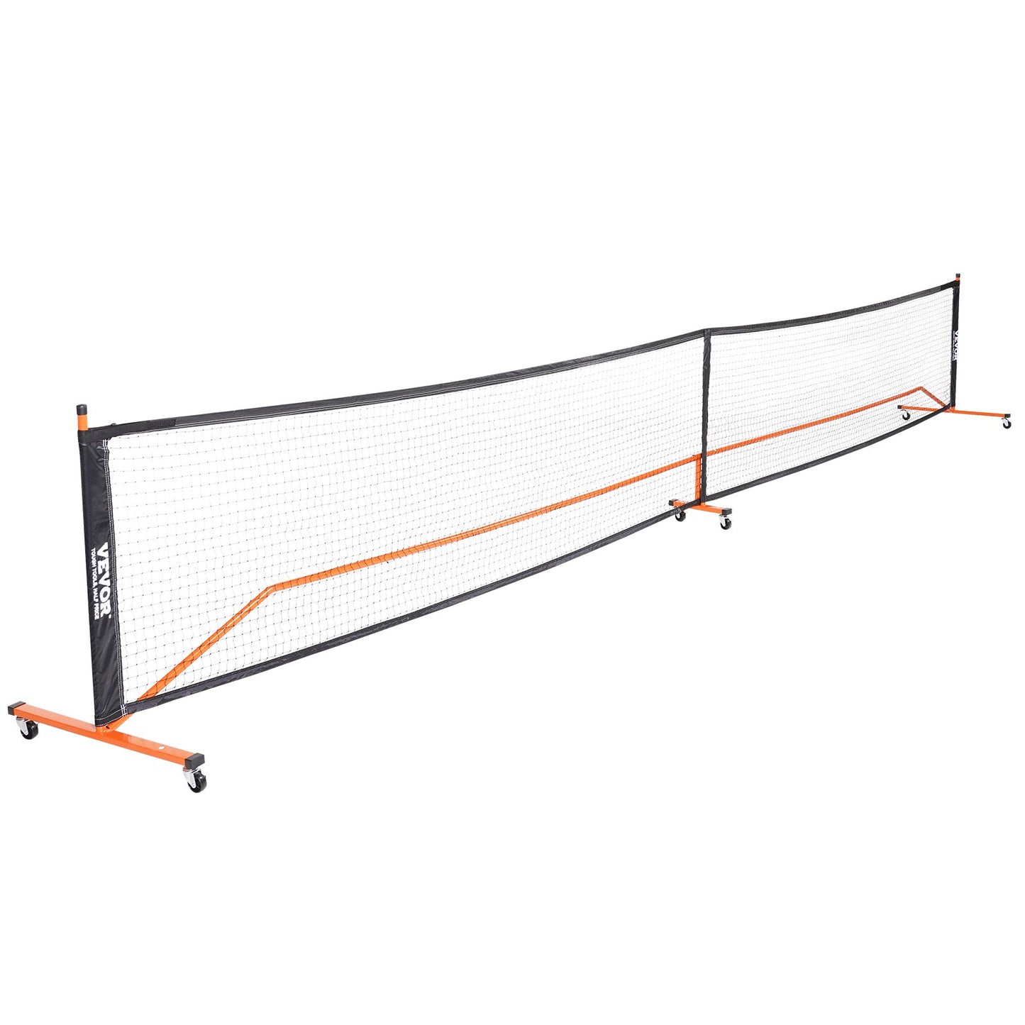 Pickleball Net Set, 22FT Regulation Size, Portable Pickleball System with Bags, Balls, Paddles, Wheels and Court Lines, Weatherproof Metal Frame and PE Netting, for Outdoor Backyard Driveway