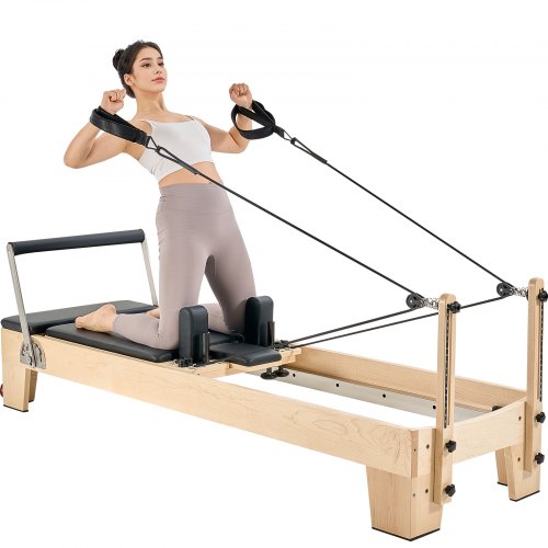 Pilates Reformer Pilates-Maschine aus Holz für das Heim-Fitnessstudio | EU