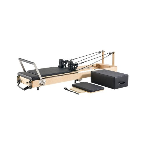 Foldable Pilates Reformer Wooden Pilates Machine for Home Gym | EU