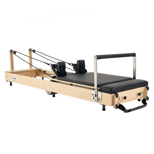 Foldable Pilates Reformer Wooden Pilates Machine for Home Gym | EU