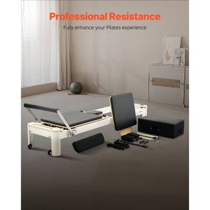 Pilates Reformer Pilatesmaskin Hemmagymutrustning med Motstånd |  EU