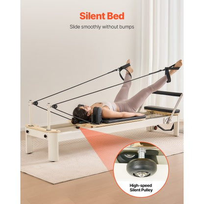 Pilates Reformer Pilatesmaskin Hemmagymutrustning med Motstånd |  EU