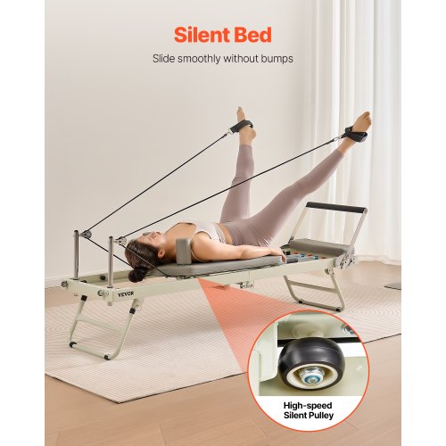 Foldable Pilates Reformer Pilates Machine Home Gym Träningsutrustning |  EU