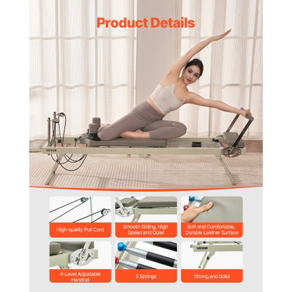 Foldable Pilates Reformer Pilates Machine Home Gym Träningsutrustning |  EU