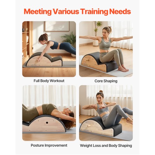 Pilates Wirbelsäulenkorrektur Arc Fitnesszubehör Wirbelsäulenübungen Gummiholz | EU