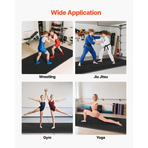 Brottningsmatta Roll-Up Kampsportsmatta 3x1,5m Gymnastik MMA Jiu Jitsu Matta |  EU