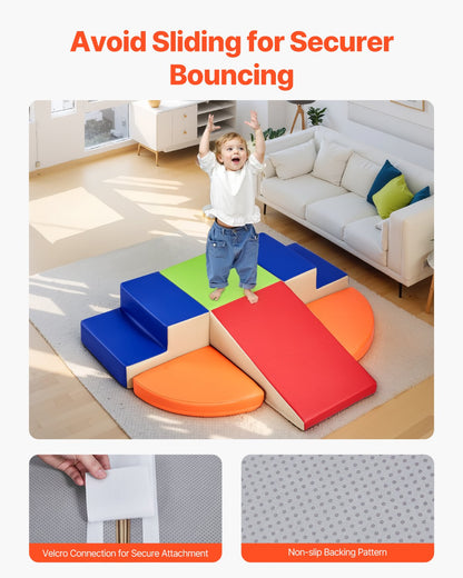 Climbing Toys 6 Pieces Foam Climbing Blocks for Toddlers and Preschoolers