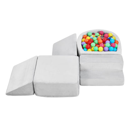 Climbing Toys 5 Pieces Foam Climbing Blocks with Ball Pit for Toddlers