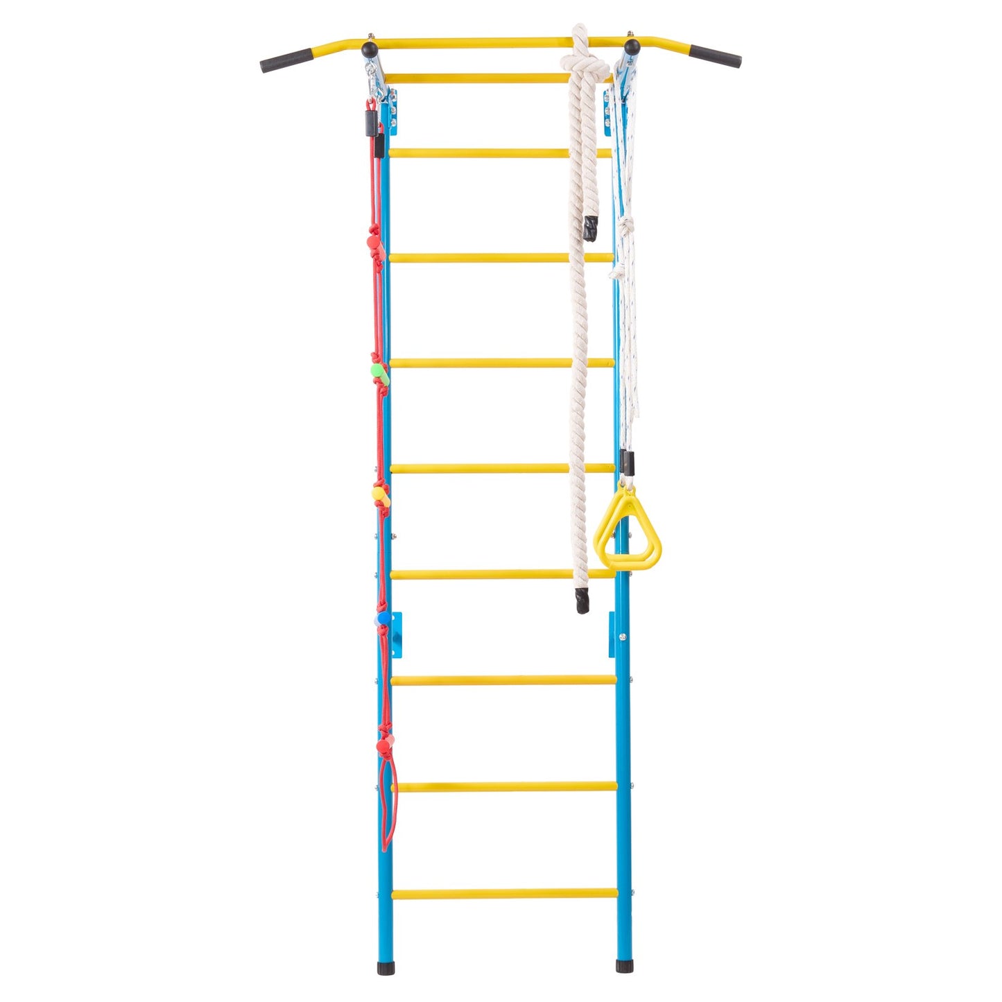 Wall Gym for Kids 5 i 1 stål Indoor Kids Gym för träningsklätterleksaker