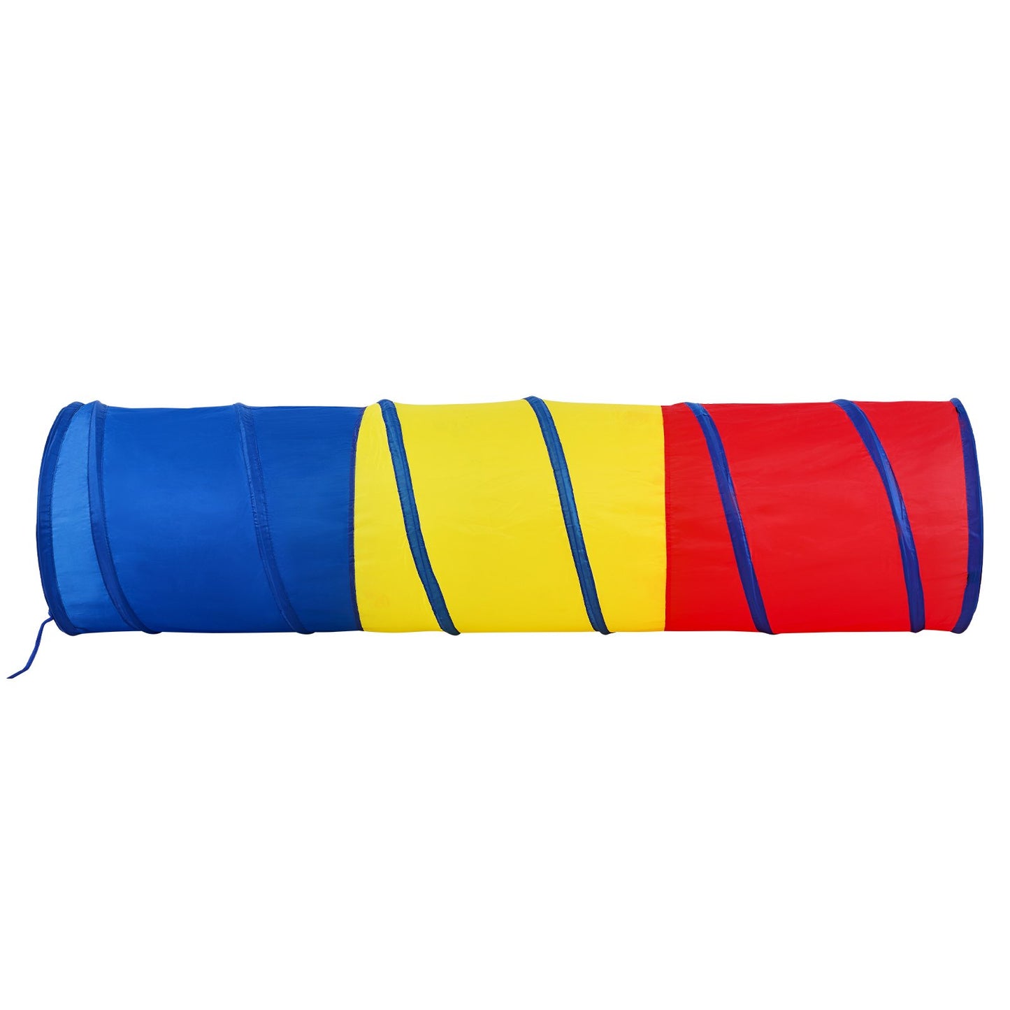 Kinder-Spieltunnelzelt für Kleinkinder, buntes Pop-Up-Kriechtunnel-Spielzeug für Babys oder Haustiere, faltbares Geschenk für Jungen und Mädchen, Indoor-Spieltunnel und Outdoor-Spiele, Rot/Gelb/Blau, mehrfarbig