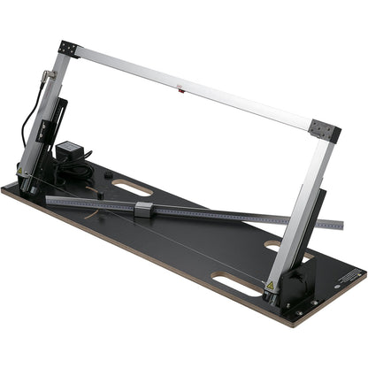 Desktop Frigolit Skärmaskin 42 cm Max. Skärtjocklek Skumskärare 112 cm Max. Klipplängd Varmtrådsskumskärare 0-90° frigolitskärare med sex värmetrådar för skärning av skum Pärlbomull